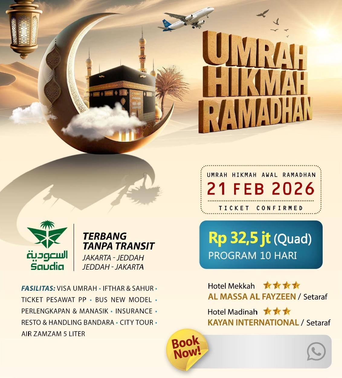 Umroh Awal Ramadhan 2026